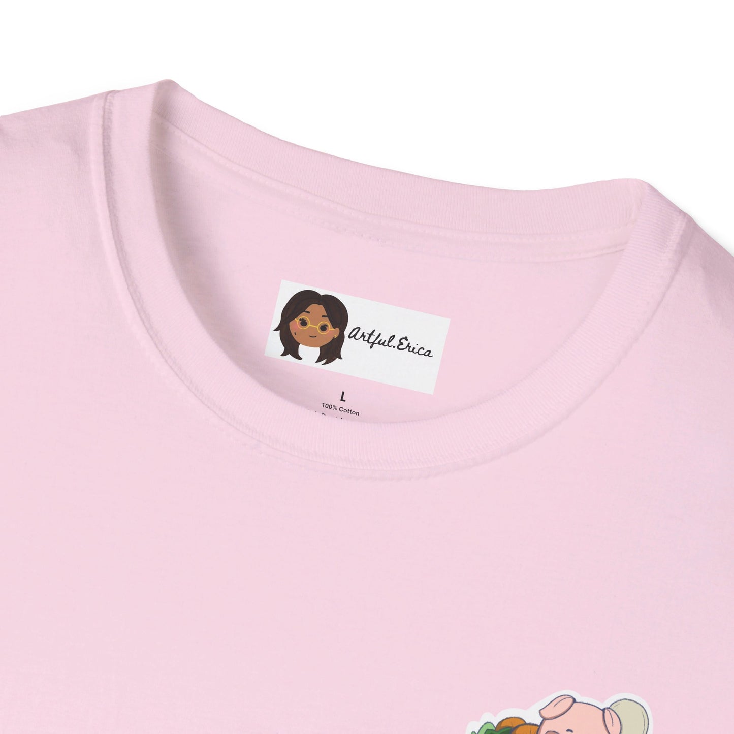 Ham-Gry Pig Pun Hand-Drawn Cartoon Shirt