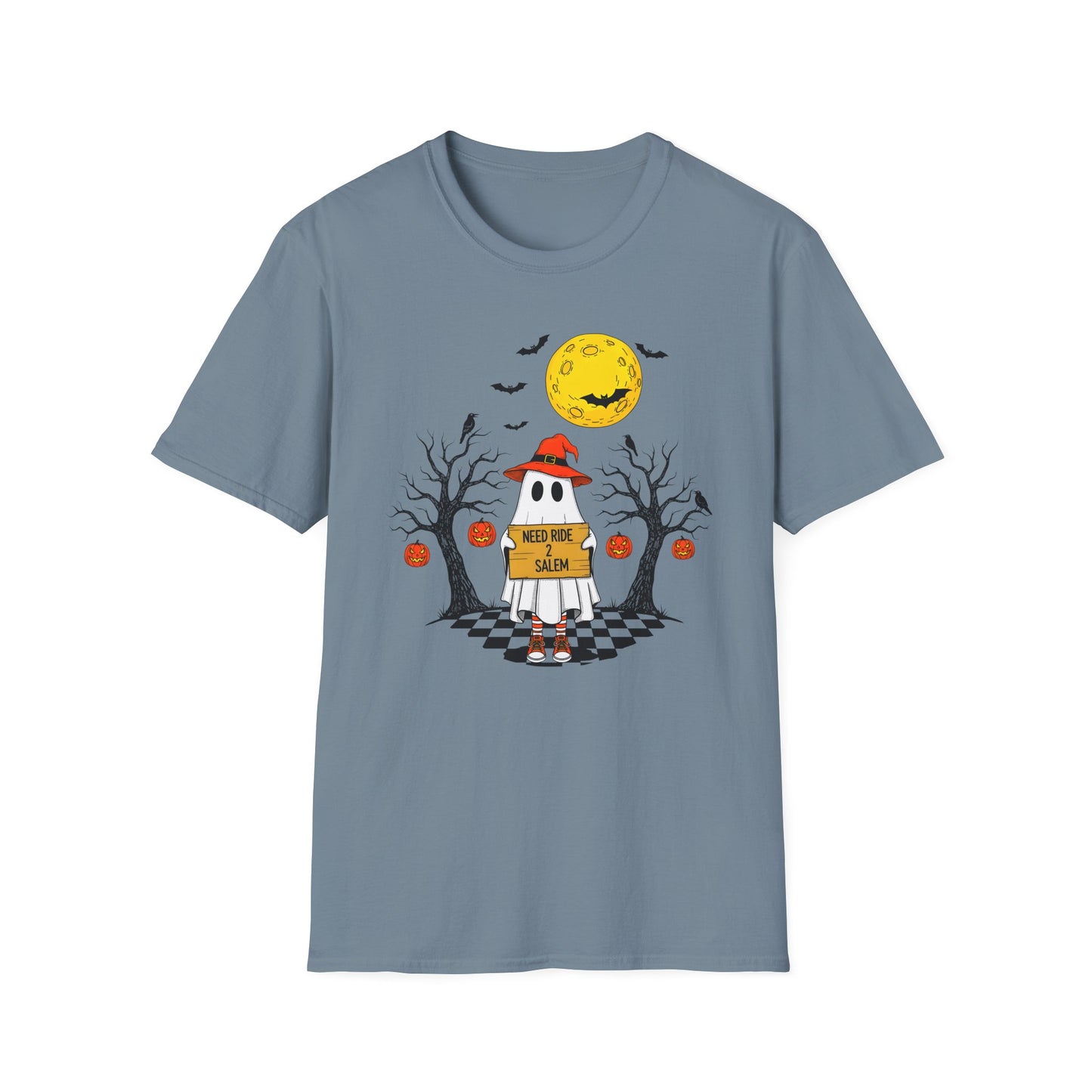 Need Ride To Salem Ghost Shirt | Halloween T-Shirt