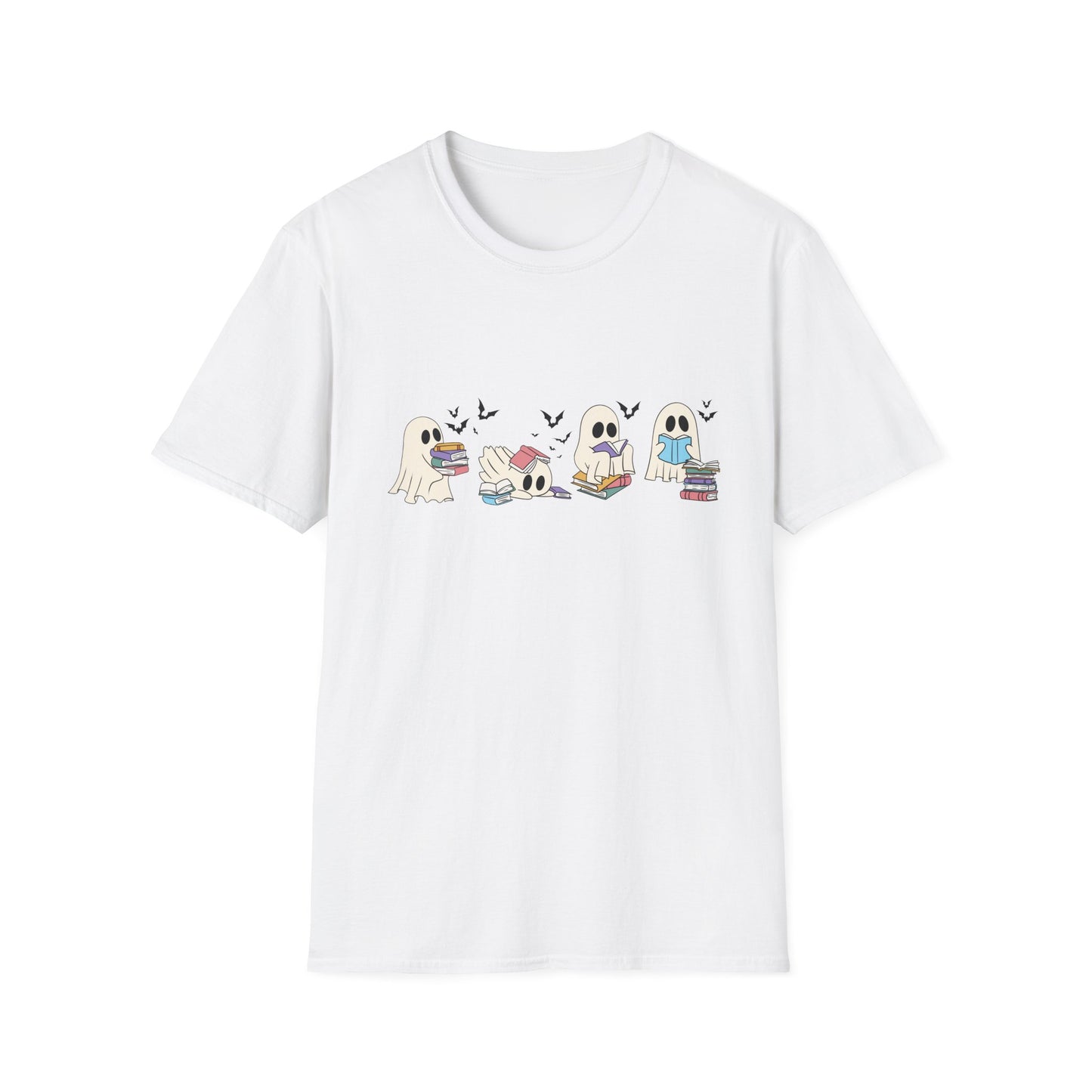 Cute Book Loving Ghosts | Halloween Shirt