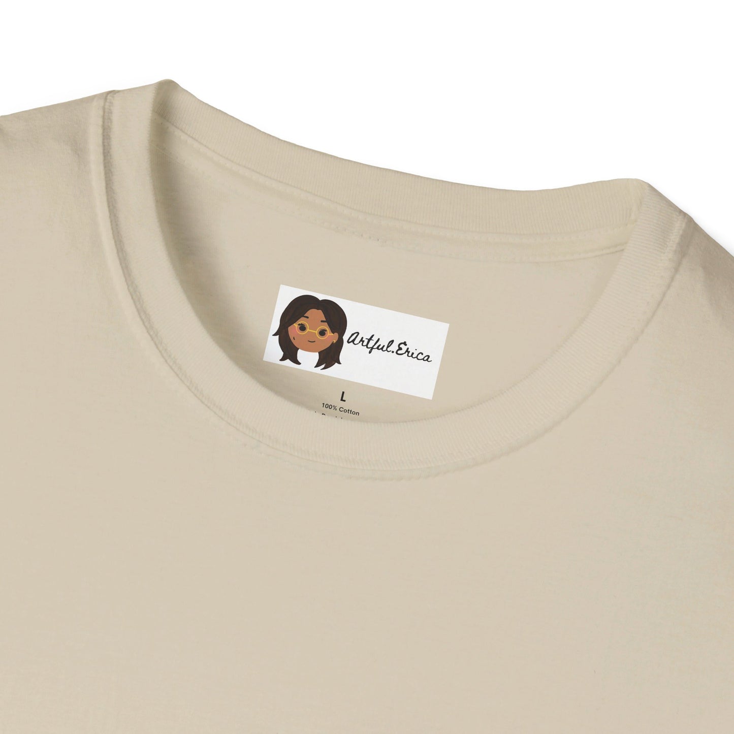 Khmer Apsara Hand-Drawn Cartoon T-Shirt 2.0 by ArtfulErica | Unisex Tee