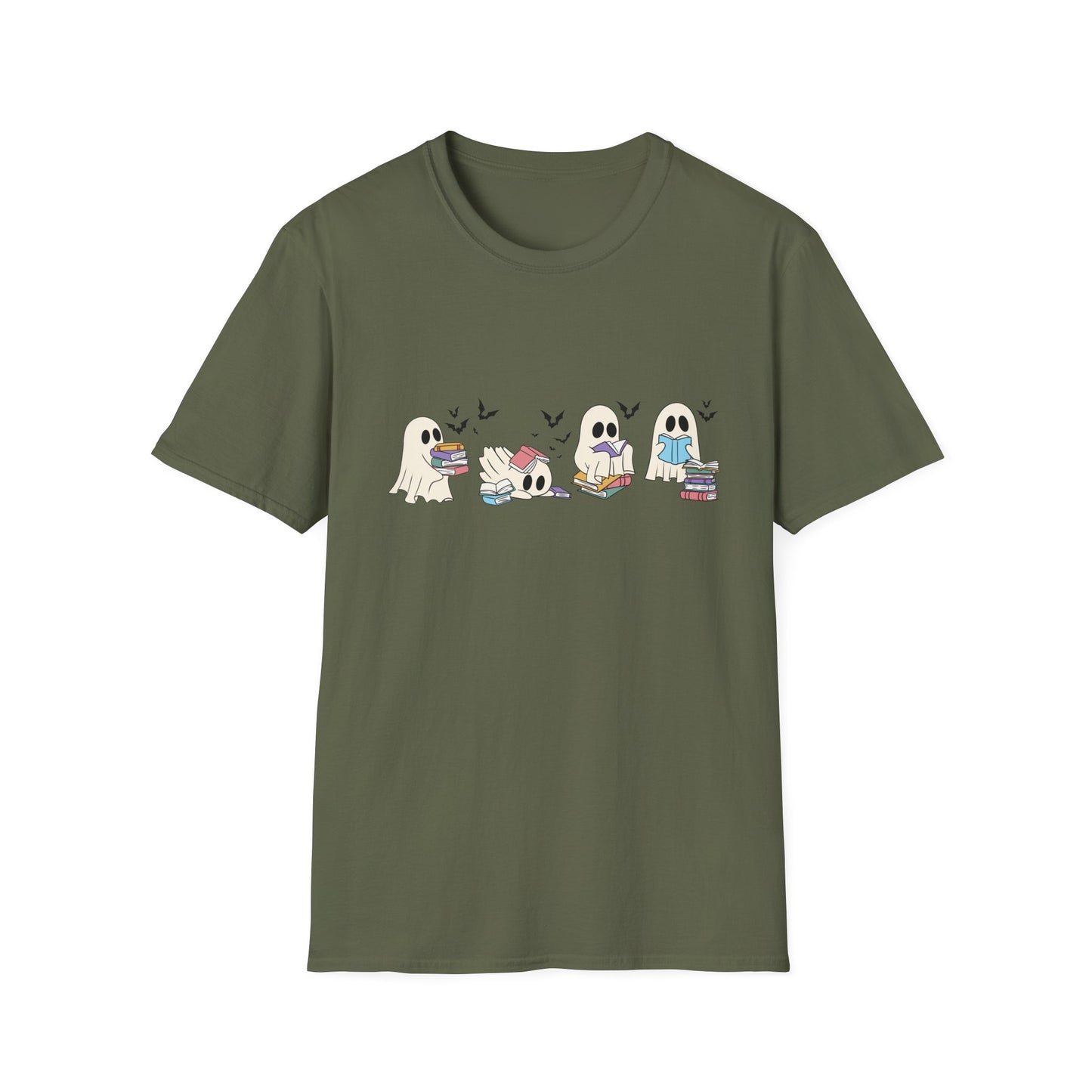 Cute Book Loving Ghosts | Halloween Shirt