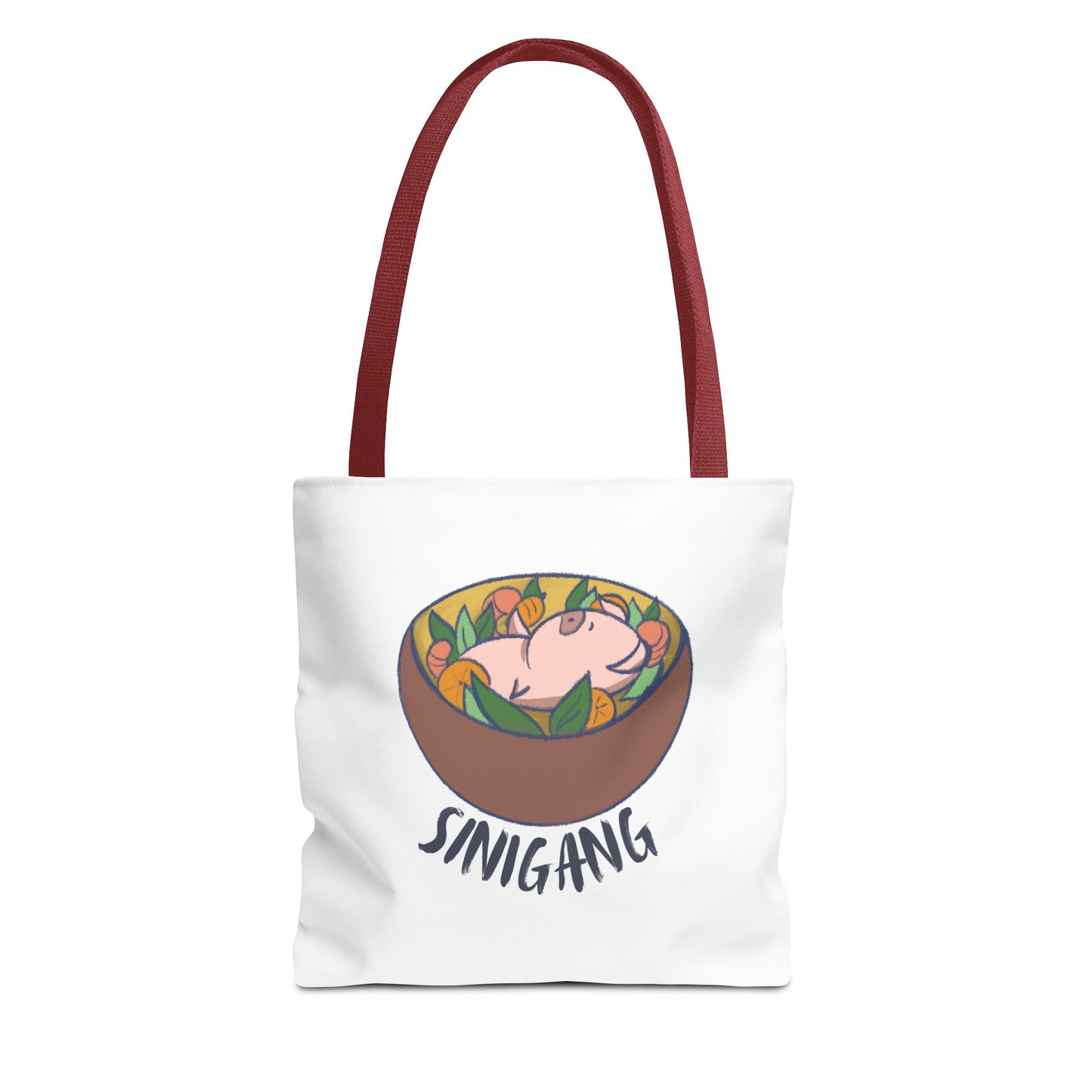 Sinigang Pig Pun Hand-Drawn Cartoon Tote Bag