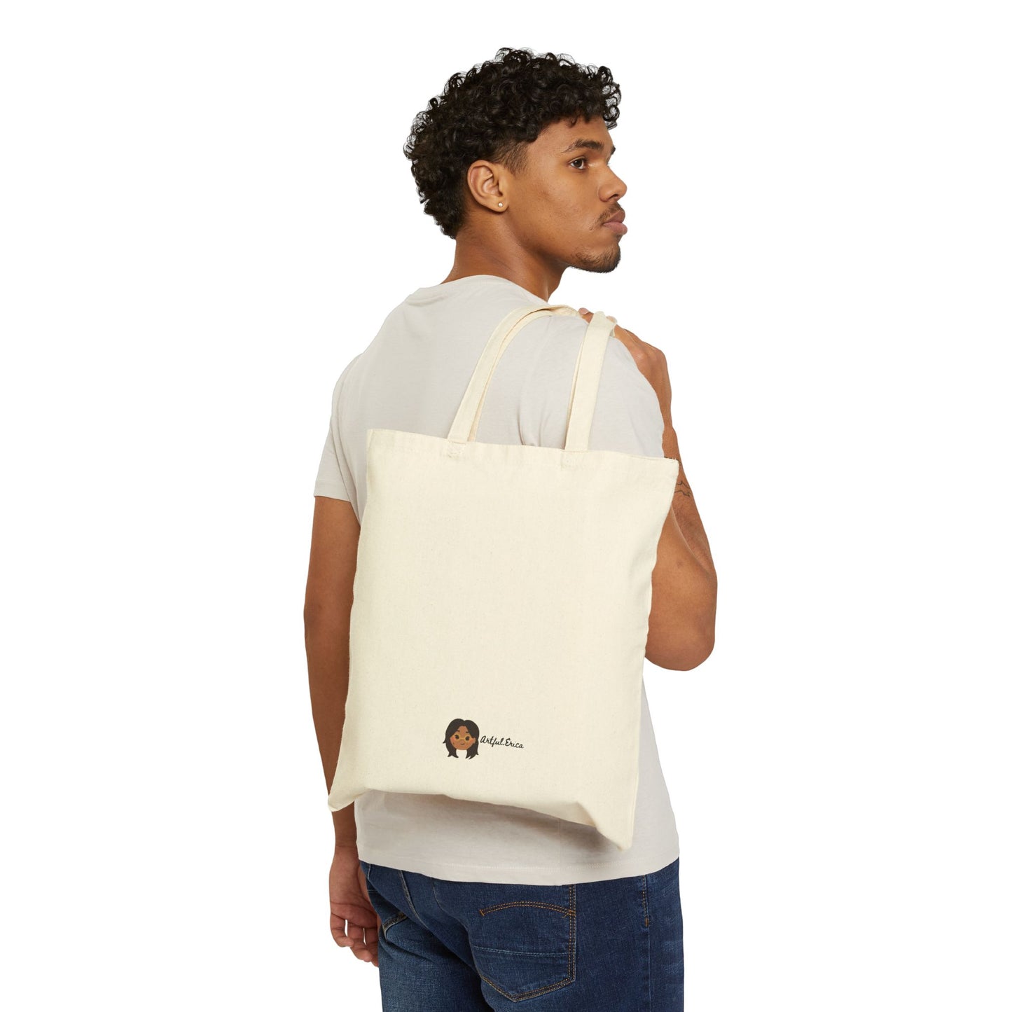 Lechon Pig Pun Hand-Drawn Cartoon Canvas Tote Bag