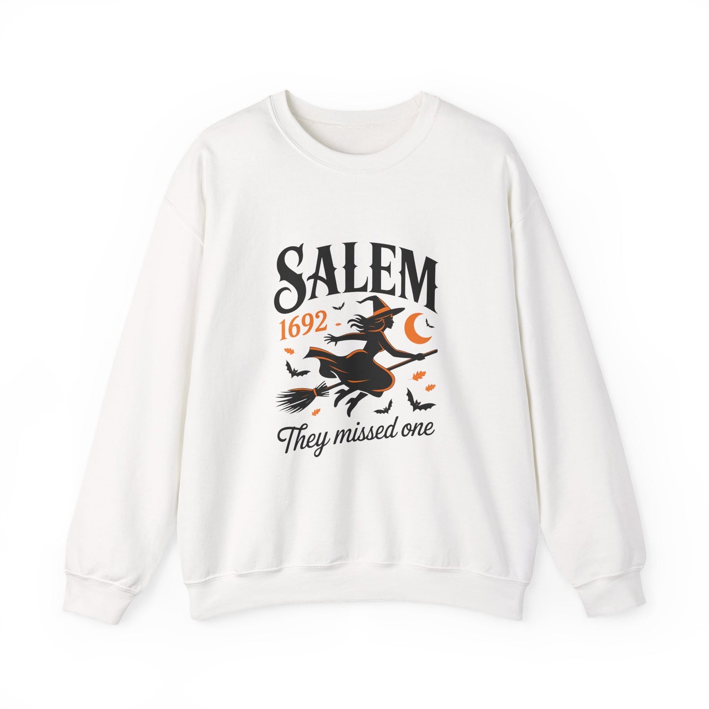 Salem Witchcraft 1692 Crewneck Sweatshirt - "They Missed One" | Halloween Sweatshirt