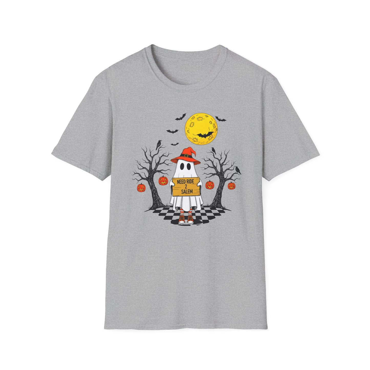 Need Ride To Salem Ghost Shirt | Halloween T-Shirt