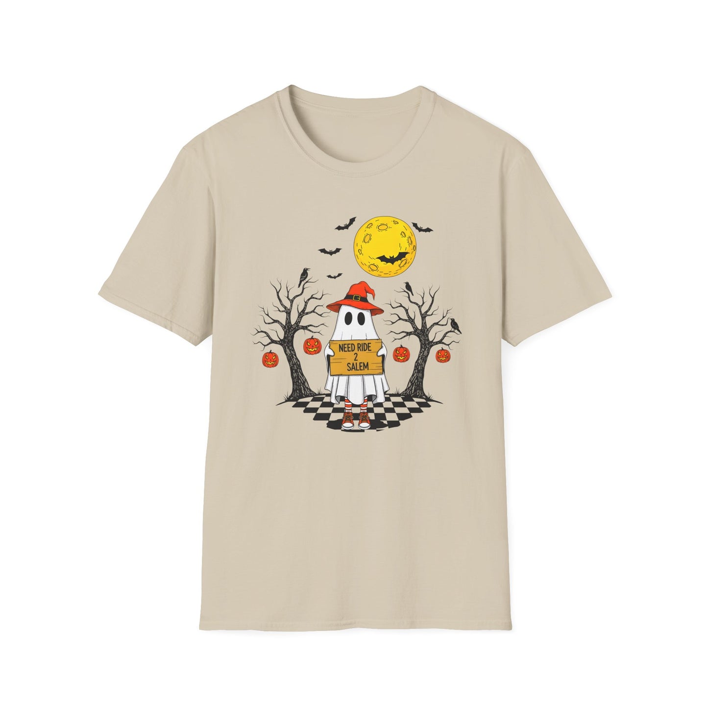 Need Ride To Salem Ghost Shirt | Halloween T-Shirt