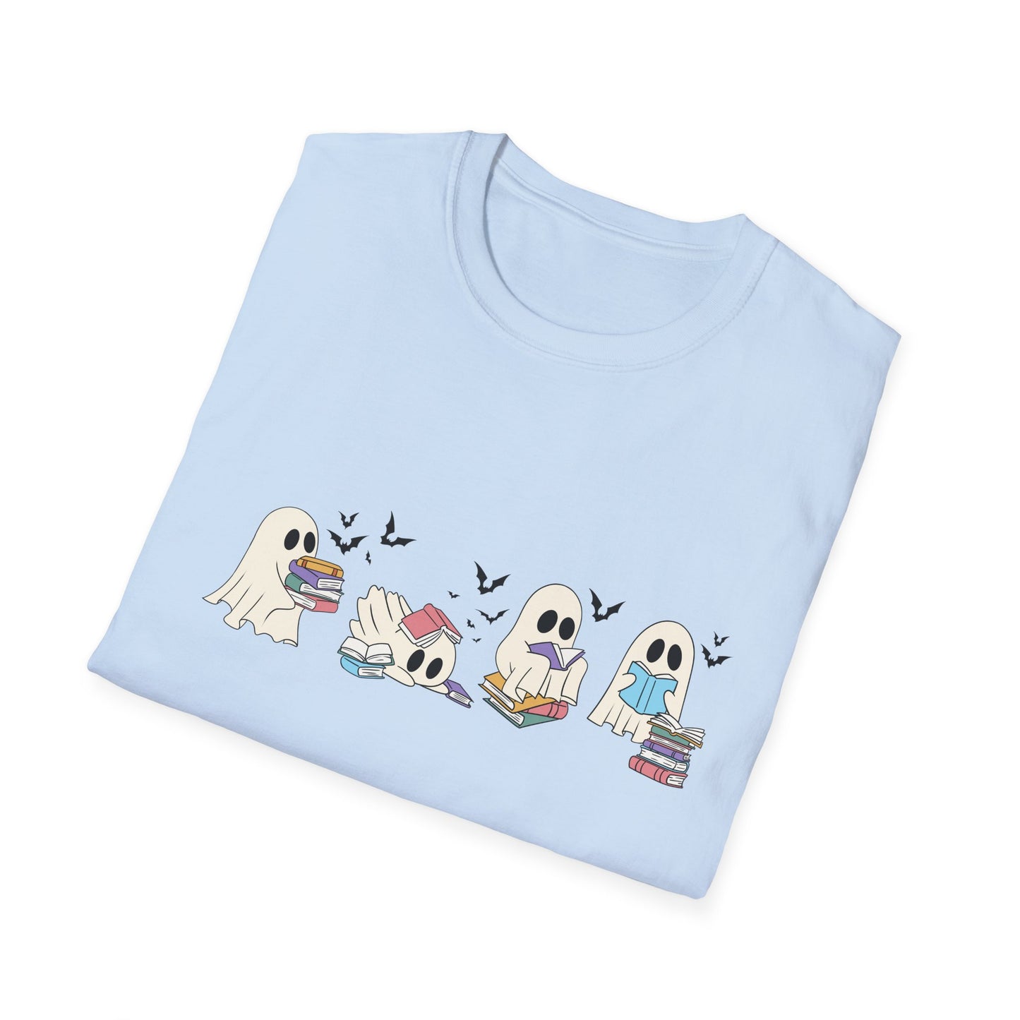 Cute Book Loving Ghosts | Halloween Shirt