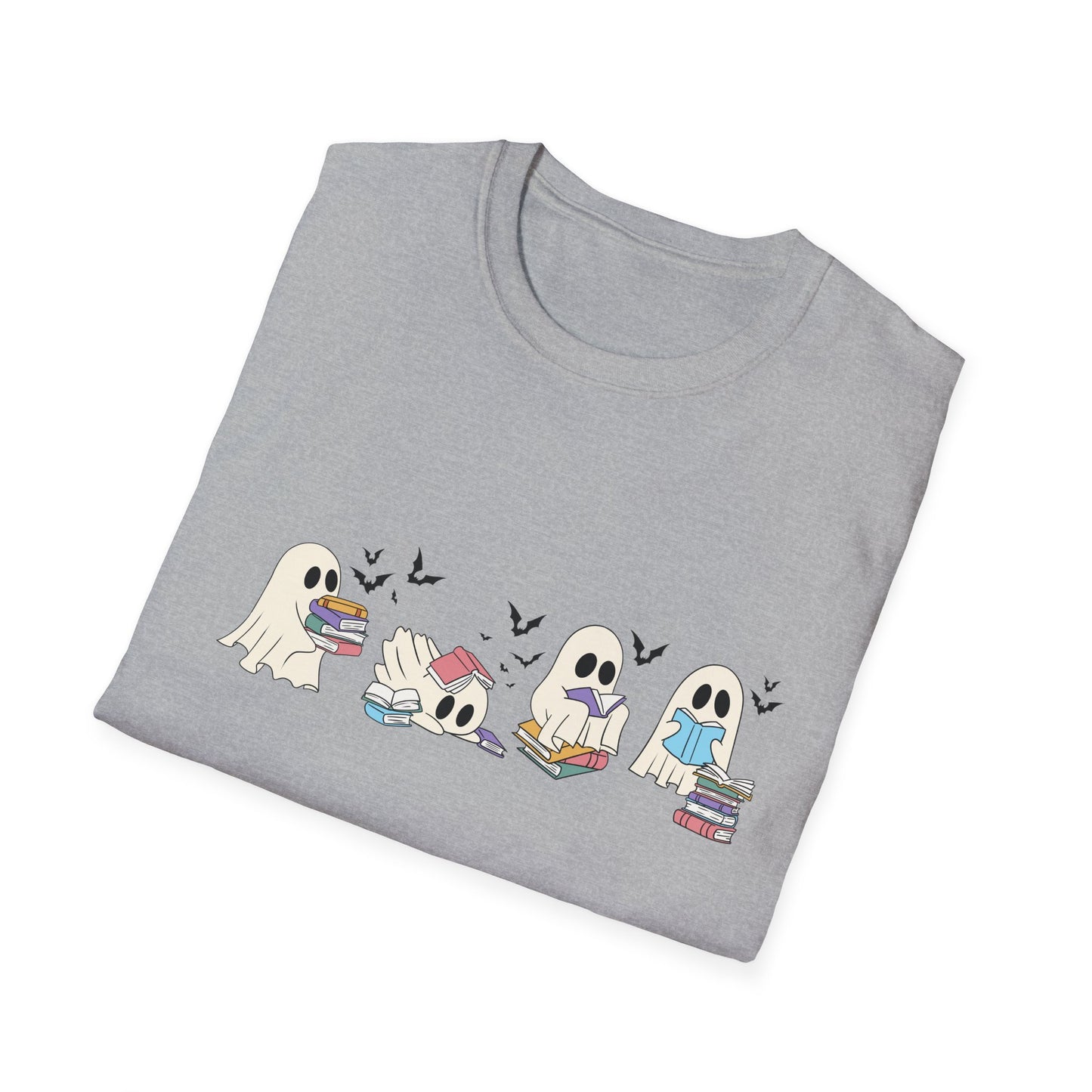 Cute Book Loving Ghosts | Halloween Shirt