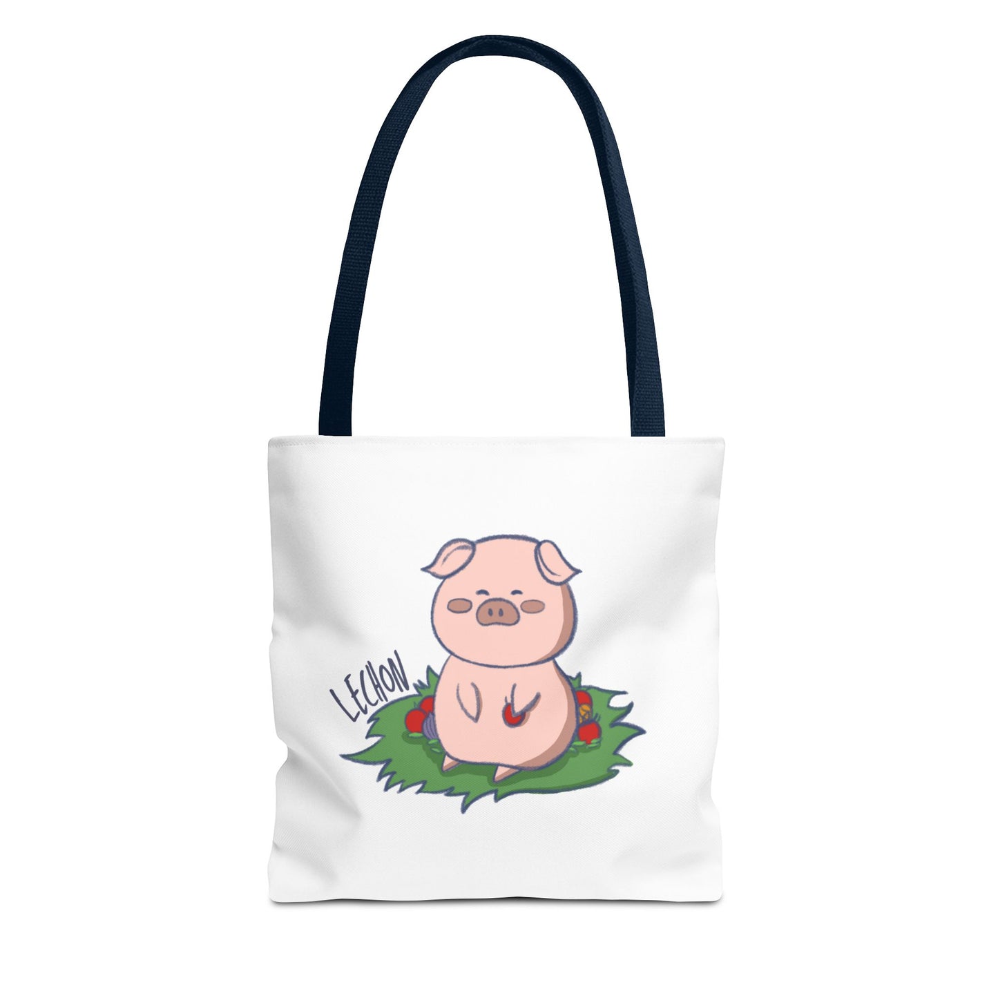 Lechon Pig Pun Hand-Drawn Cartoon Tote Bag