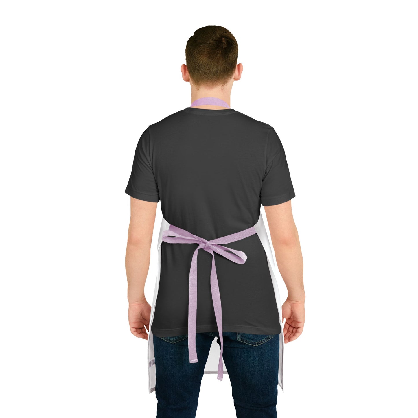 Ham-Gry Pig Pun Hand-Drawn Cartoon Apron