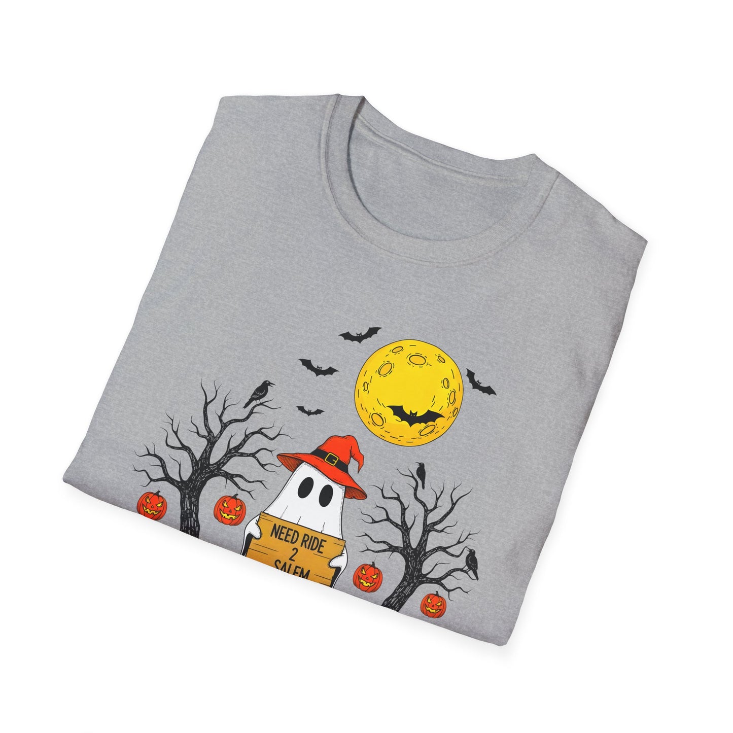Need Ride To Salem Ghost Shirt | Halloween T-Shirt