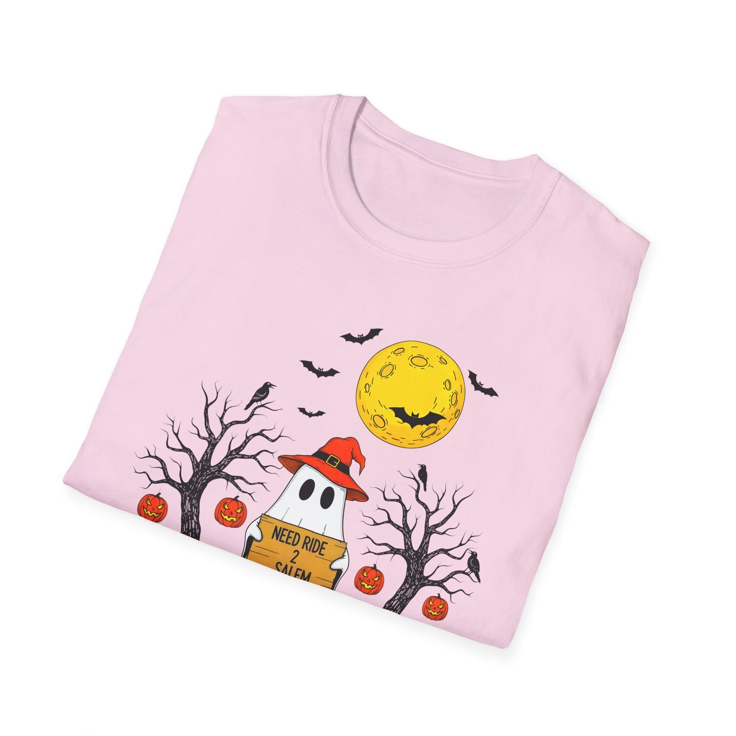 Need Ride To Salem Ghost Shirt | Halloween T-Shirt