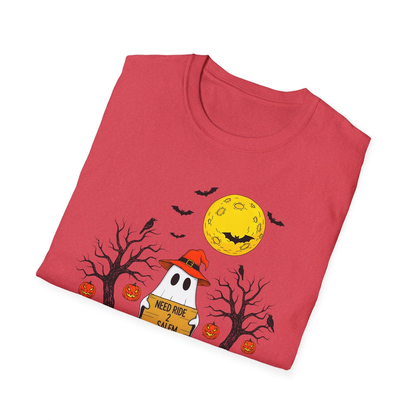 Need Ride To Salem Ghost Shirt | Halloween T-Shirt
