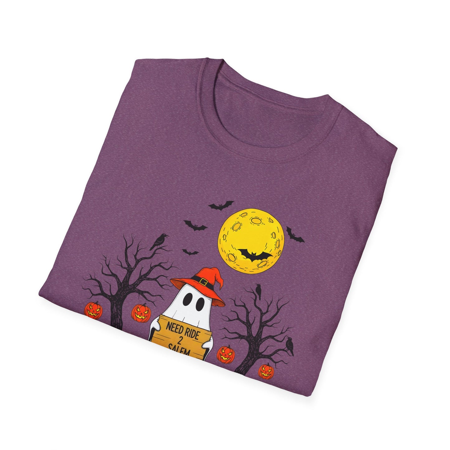 Need Ride To Salem Ghost Shirt | Halloween T-Shirt