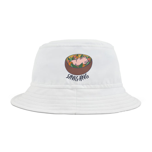 Sinigang Pig Pun Hand-Drawn Cartoon Bucket Hat