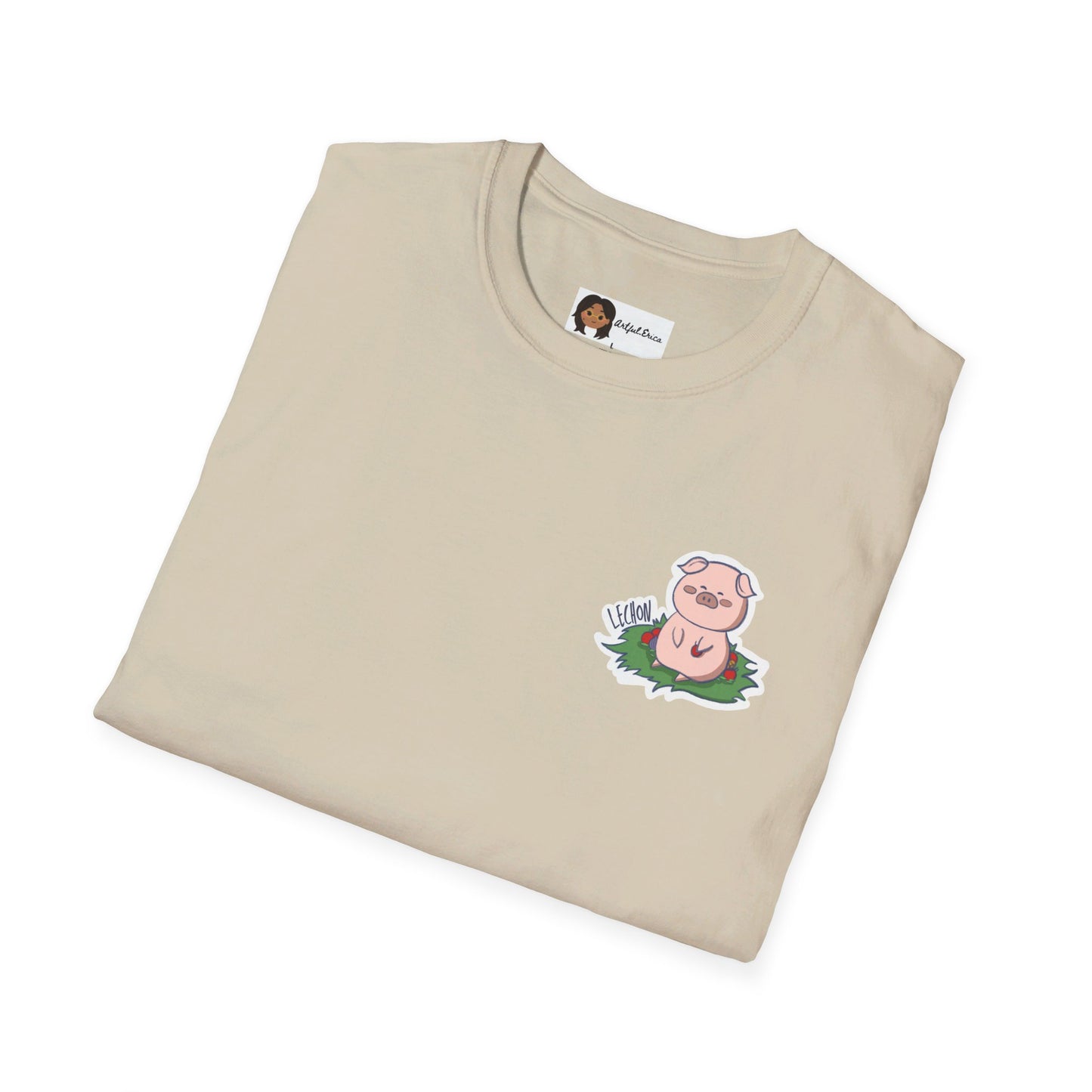 Lechon Pig Pun Hand-Drawn Cartoon Shirt