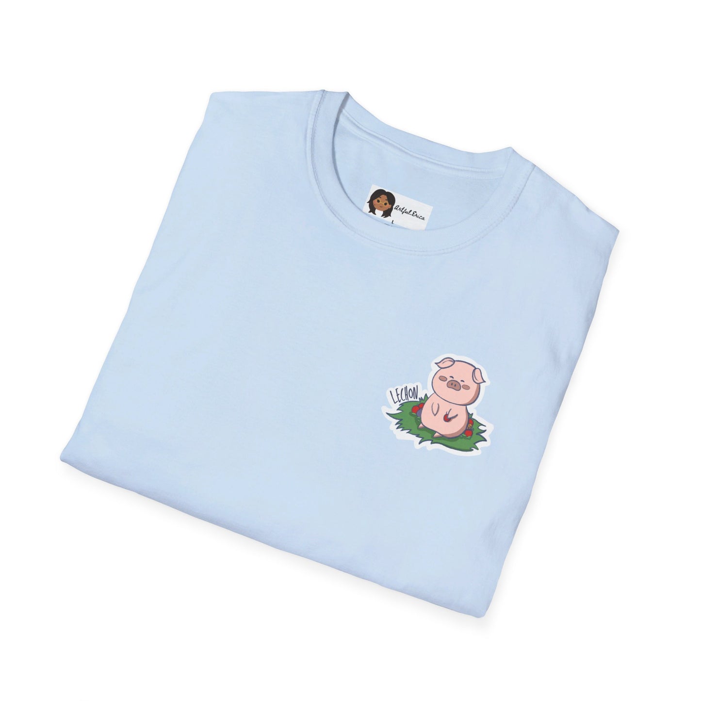 Lechon Pig Pun Hand-Drawn Cartoon Shirt