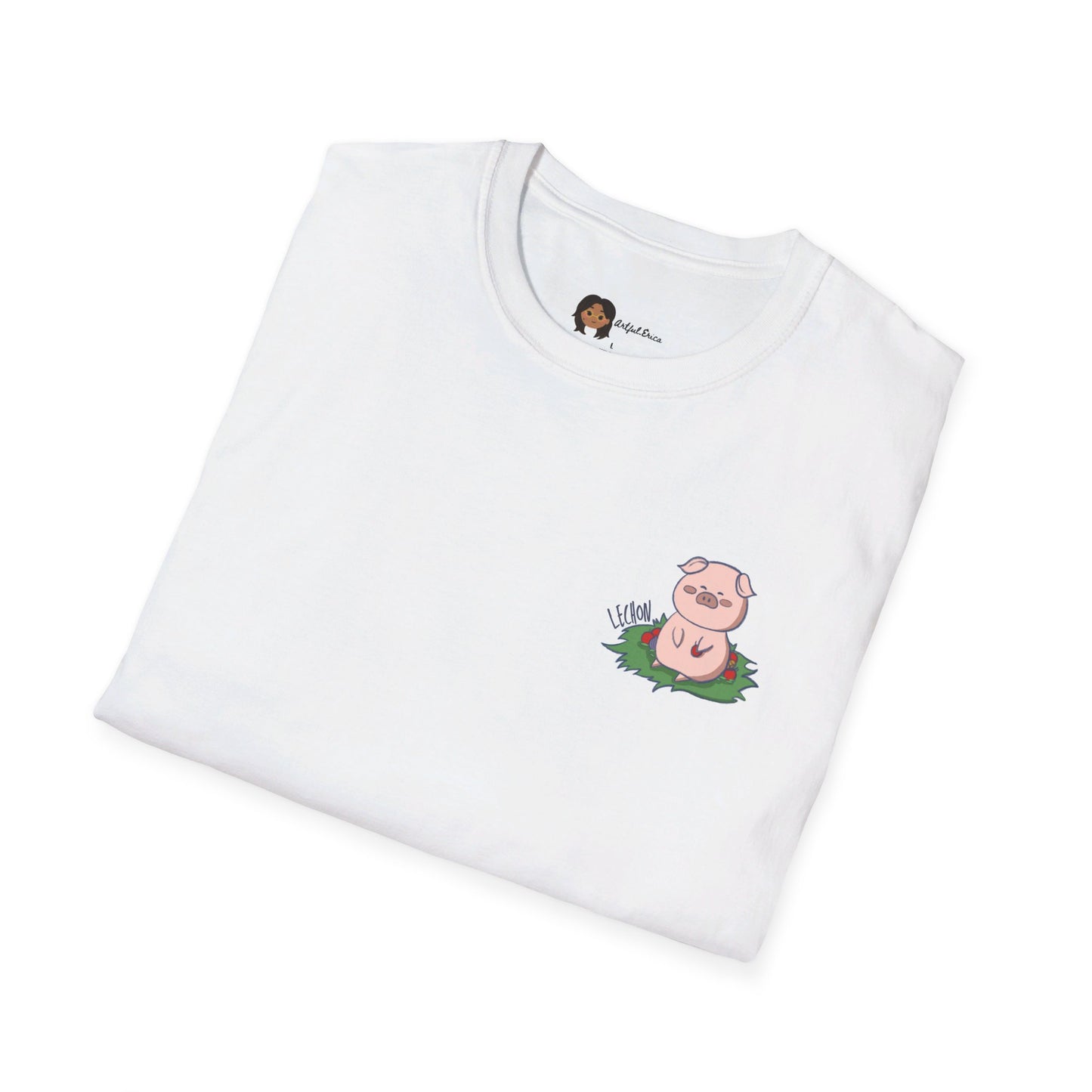 Lechon Pig Pun Hand-Drawn Cartoon Shirt