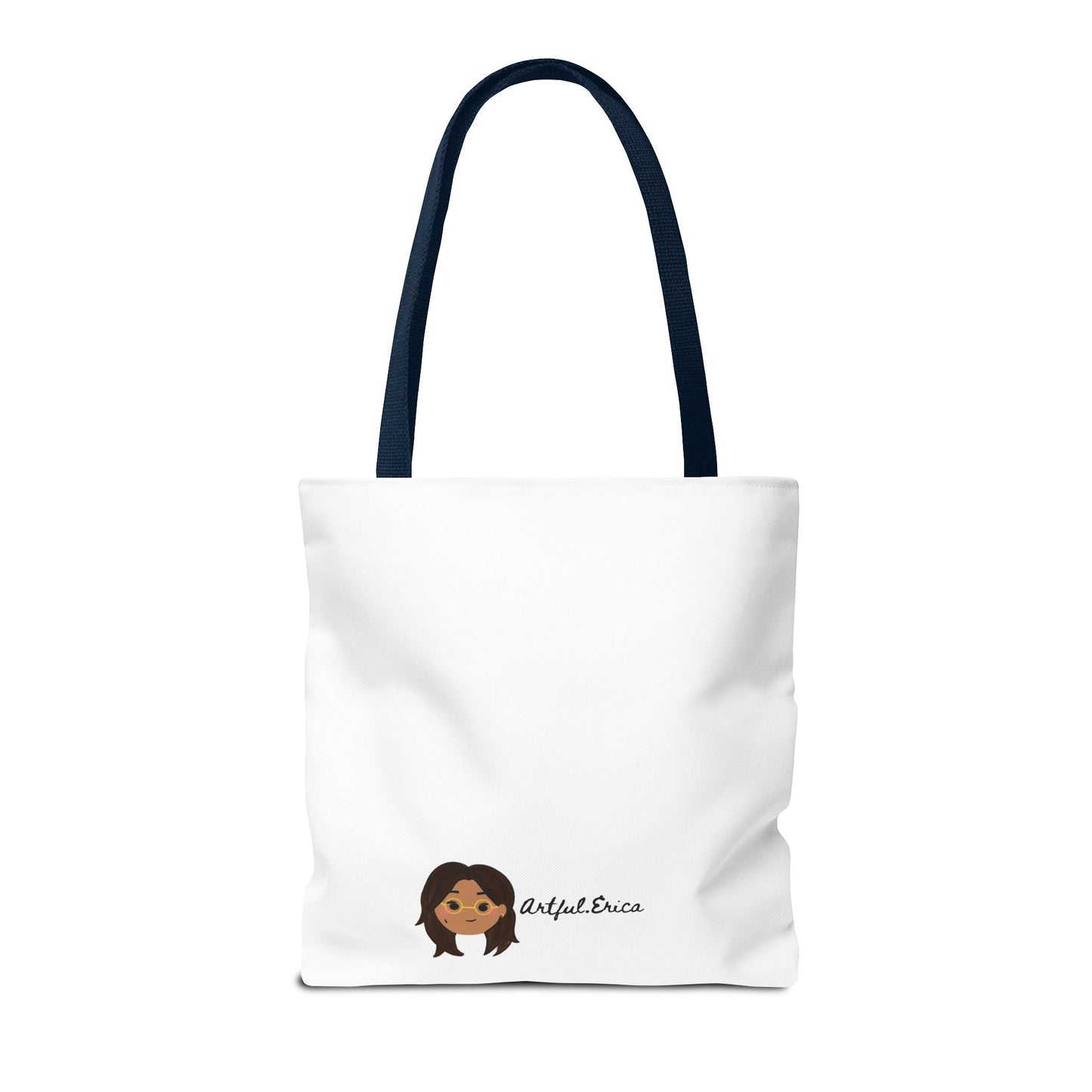 Khmer Apsara Hand-Drawn Cartoon Cotton Canvas Tote Bag 2.0 by ArtfulErica