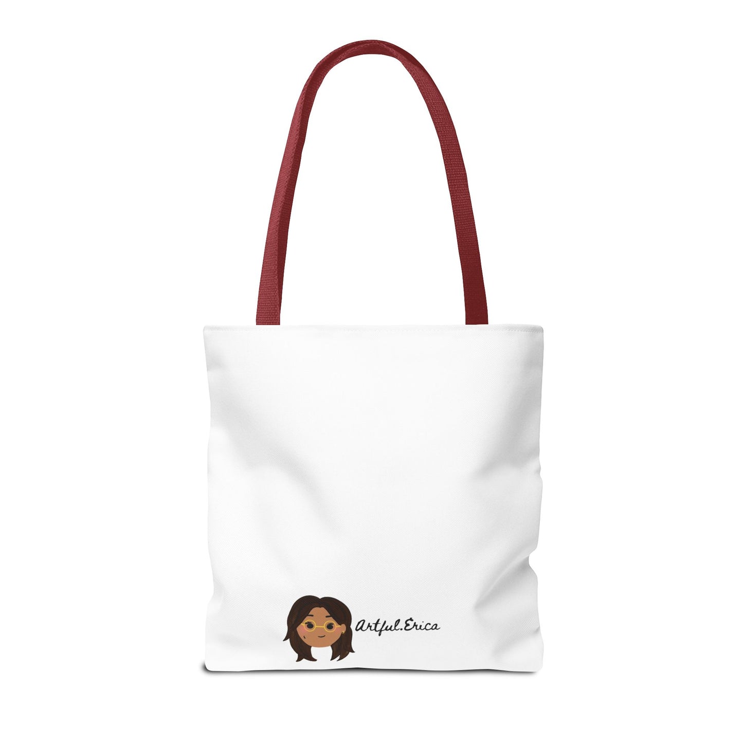 Khmer Apsara Hand-Drawn Cartoon Cotton Canvas Tote Bag 2.0 by ArtfulErica