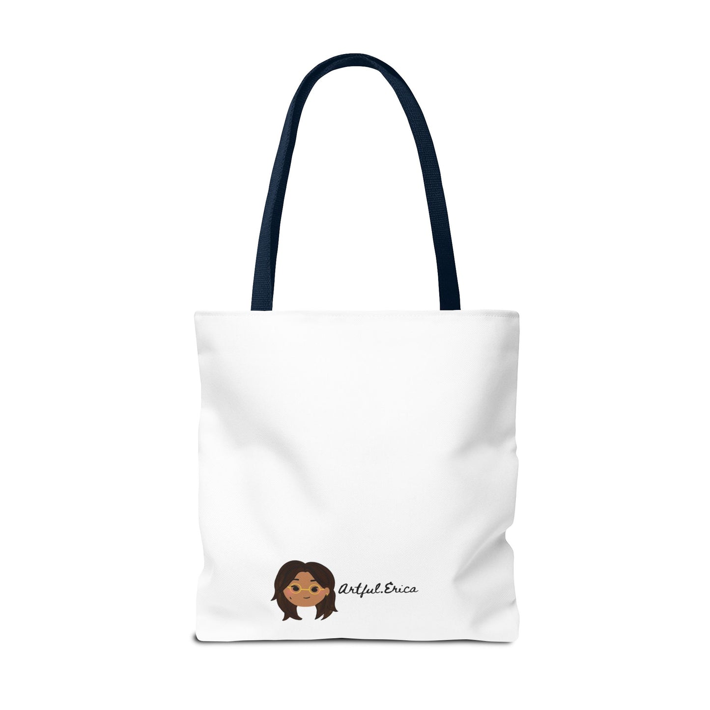 Khmer Apsara Hand-Drawn Cartoon Cotton Canvas Tote Bag 2.0 by ArtfulErica