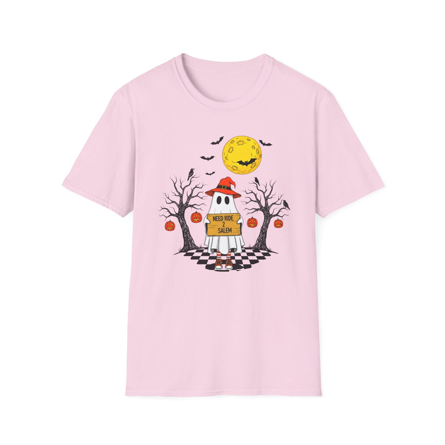 Need Ride To Salem Ghost Shirt | Halloween T-Shirt