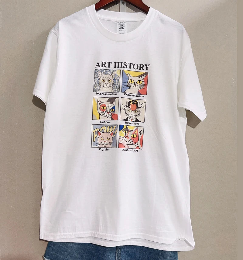 Cat Art History T-Shirt